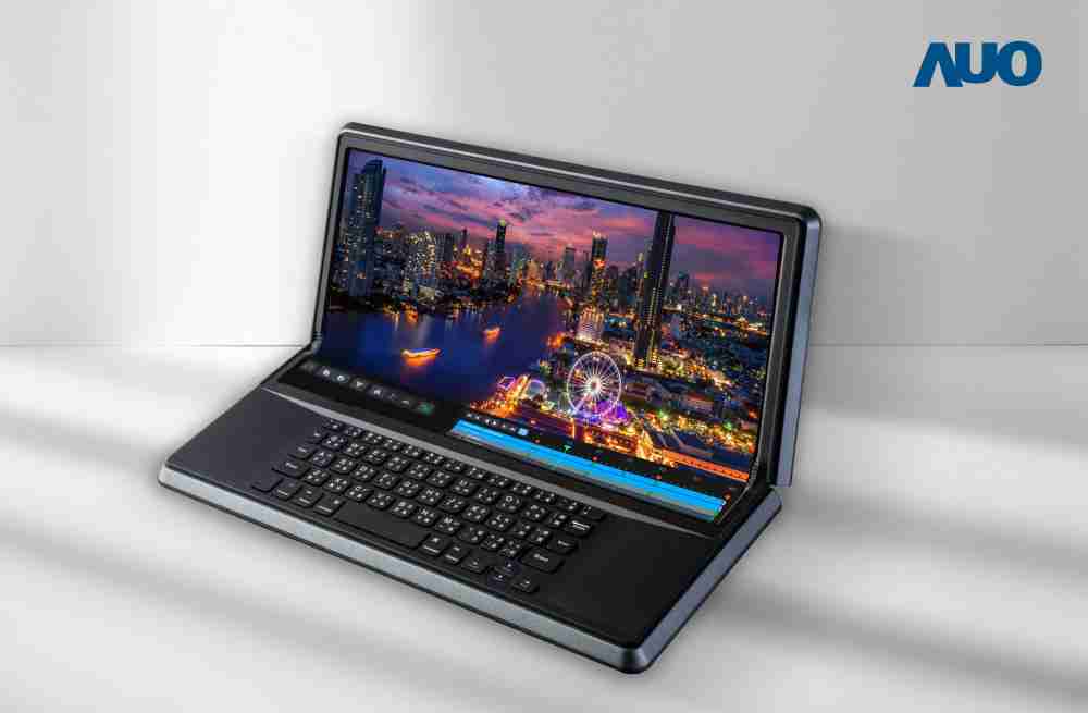 尊龙z614.6吋Micro LED折迭显示屏幕，，，搭配半径4mm的弯折绞炼，，以及高画素、、、高亮度、、高对比度的显示技术特点，，，即便在大视角下仍保有绝佳色相与亮度